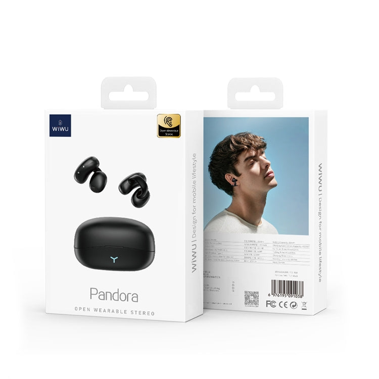 WIWU T17 PandoraTWS Wireless Bluetooth Earphone(Black) - Bluetooth Earphone by WIWU | Online Shopping UK | buy2fix