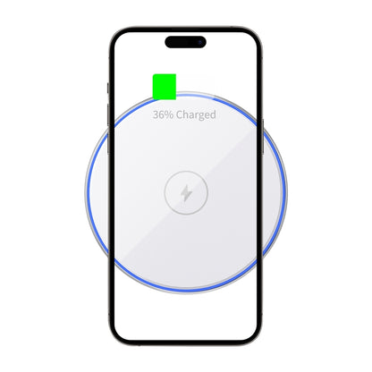 WIWU Wi-W012 15W Starry Wireless Charger(Silver) - Wireless Charger by WIWU | Online Shopping UK | buy2fix