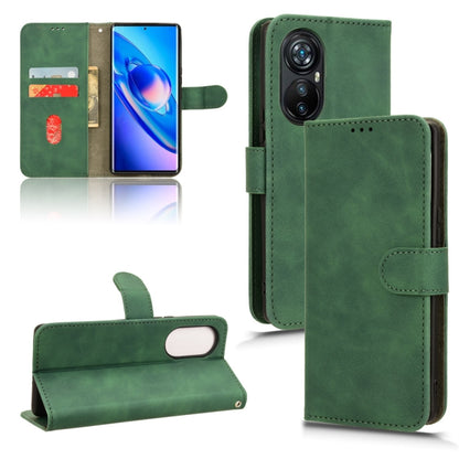 For Blackview A200 Pro Skin Feel Magnetic Flip Leather Phone Case(Green) - More Brand by buy2fix | Online Shopping UK | buy2fix