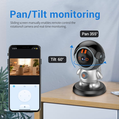 ESCAM PT302 Robot 3MP One Click Call Humanoid Detection WiFi IP Camera(UK Plug) - Wireless Camera by ESCAM | Online Shopping UK | buy2fix