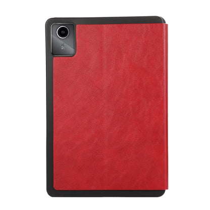 For Lenovo Tab M11 / Xiaoxin Pad 11 2024 PU Flip Tablet Protective Leather Tablet Case(Red) - Lenovo by buy2fix | Online Shopping UK | buy2fix