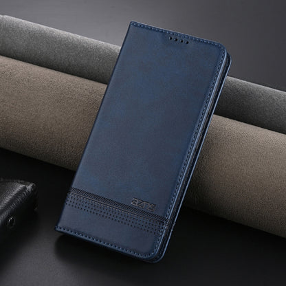 For OPPO Find X7 AZNS Magnetic Calf Texture Flip Leather Phone Case(Dark Blue) - Find X7 Cases by AZNS | Online Shopping UK | buy2fix