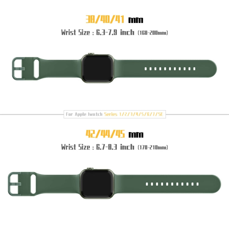 For Apple Watch Series 4 44mm Pin Buckle Silicone Watch Band(Clover) - Watch Bands by buy2fix | Online Shopping UK | buy2fix