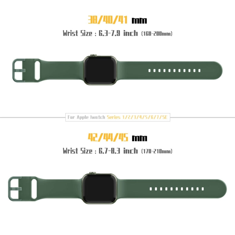 For Apple Watch SE 2023 40mm Pin Buckle Silicone Watch Band(Clover) - Watch Bands by buy2fix | Online Shopping UK | buy2fix