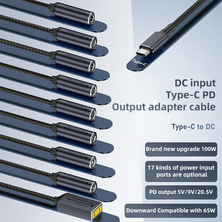 DC 3.5 x 1.35mm to USB-C / Type-C Male 100W Computer Charging Adapter Connector - Universal Power Adapter by buy2fix | Online Shopping UK | buy2fix