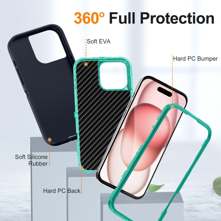 For iPhone 16 Pro Max Life Waterproof Rugged Phone Case(Dark Blue + Light Blue) - iPhone 16 Pro Max Cases by buy2fix | Online Shopping UK | buy2fix