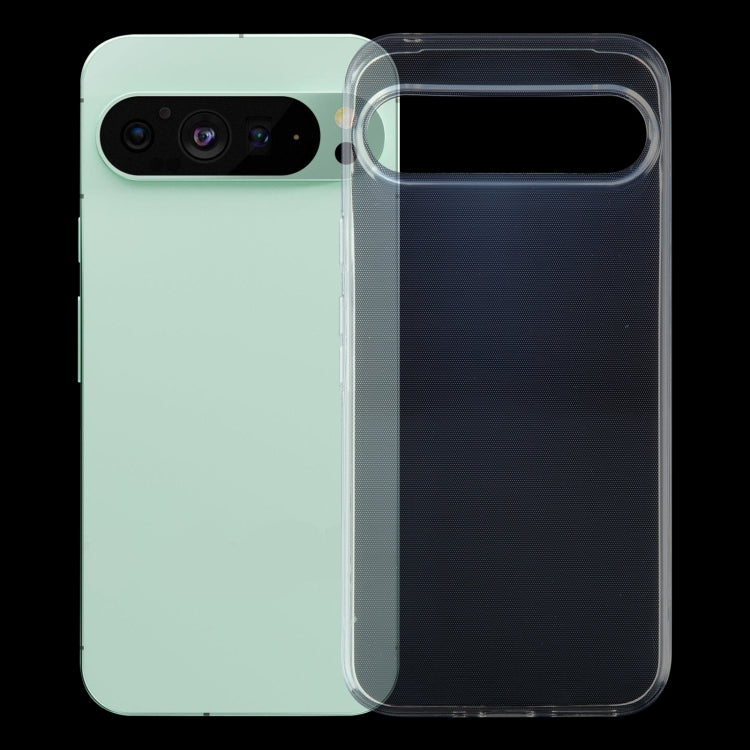 For Google Pixel 9 Pro Ultra-thin Transparent TPU Phone Case - Google Cases by buy2fix | Online Shopping UK | buy2fix