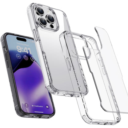 For iPhone 15 Pro Max iPAKY YG Series Transparent PC+TPU Phone Case(Transparent Blue) - iPhone 15 Pro Max Cases by iPAKY | Online Shopping UK | buy2fix