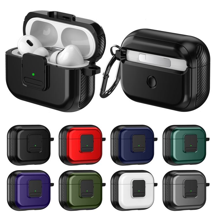 For AirPods 3 TPU + PC Wireless Earphones Case with Magnetic Switch(Purple) - For AirPods 3 by buy2fix | Online Shopping UK | buy2fix