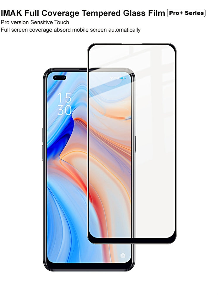 For OPPO Reno4 5G IMAK Pro+ Series Full Screen Tempered Glass Film - OPPO Tempered Glass by imak | Online Shopping UK | buy2fix