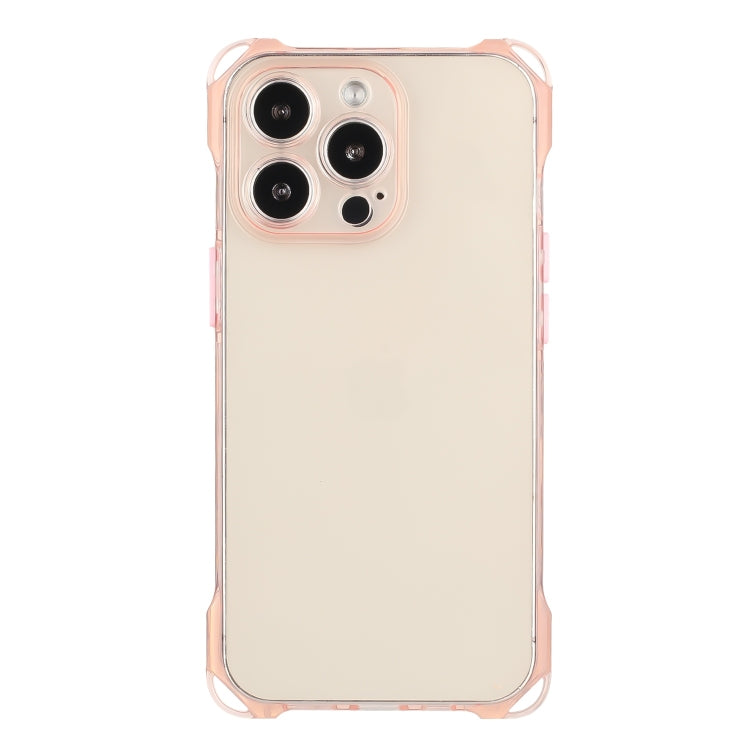 For iPhone 16 Pro Four-corner Shockproof TPU Phone Case(Pink) - iPhone 16 Pro Cases by buy2fix | Online Shopping UK | buy2fix