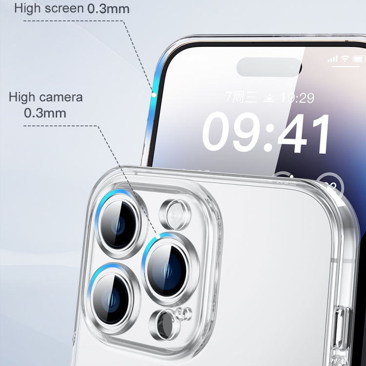 For iPhone 15 Pro Max TOTU PC-01 Soft Series Precision Lens Holes Phone Case(Transparent) - iPhone 15 Pro Max Cases by TOTUDESIGN | Online Shopping UK | buy2fix