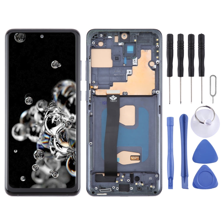 For Samsung Galaxy S20 Ultra 4G/5G SM-G988B TFT LCD Screen Digitizer Full Assembly with Frame, Not Supporting Fingerprint Identification - LCD Screen by buy2fix | Online Shopping UK | buy2fix