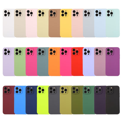 For iPhone 15 Pure Color Liquid Silicone Fine Pore Phone Case(Sand Pink) - iPhone 15 Cases by buy2fix | Online Shopping UK | buy2fix