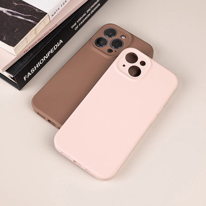 For iPhone 13 Pro Pure Color Liquid Silicone Fine Pore Phone Case(Light Purple) - iPhone 13 Pro Cases by buy2fix | Online Shopping UK | buy2fix