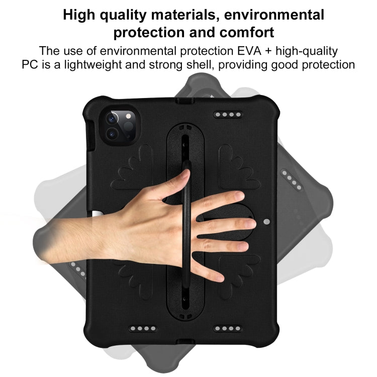 For iPad Pro 11 2024 Shield 360 Rotation Handle EVA Shockproof PC Tablet Case(Black) - iPad Pro 11 2024 Cases by buy2fix | Online Shopping UK | buy2fix