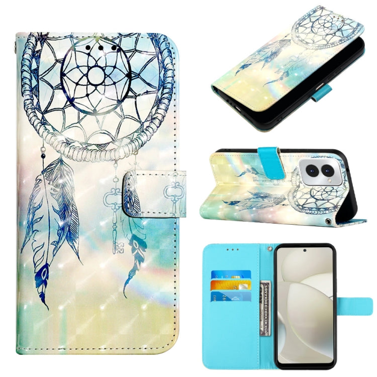 For Motorola Moto G Power 5G 2024 3D Painting Horizontal Flip Leather Phone Case(Dream Wind Chimes) - Motorola Cases by buy2fix | Online Shopping UK | buy2fix