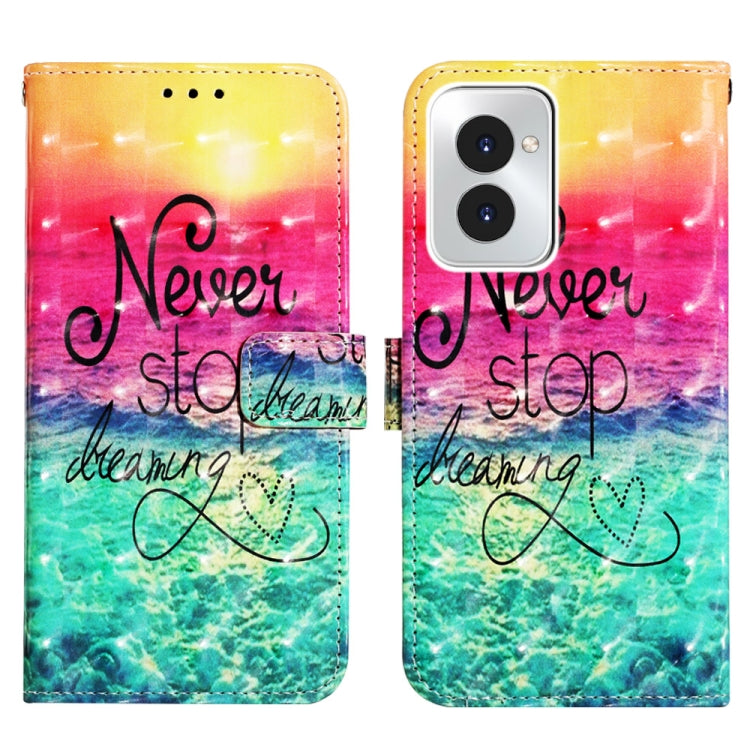 For Motorola Moto G Power 5G 2024 3D Painting Horizontal Flip Leather Phone Case(Chasing Dreams) - Motorola Cases by buy2fix | Online Shopping UK | buy2fix