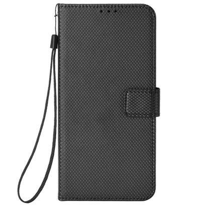 For Doogee X98 Diamond Texture Leather Phone Case(Black) - Doogee Cases by buy2fix | Online Shopping UK | buy2fix