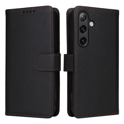 For Samsung Galaxy S24+ 5G BETOPNICE BN-005 2 in 1 Detachable Imitate Genuine Leather Phone Case(Black) - Galaxy S24+ 5G Cases by BETOPNICE | Online Shopping UK | buy2fix