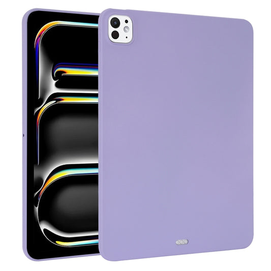 For iPad Pro 11 2024 Oil Spray Skin-friendly TPU Tablet Case(Purple) - iPad Pro 11 2024 Cases by buy2fix | Online Shopping UK | buy2fix