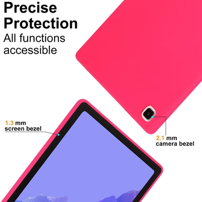 For Samsung Galaxy Tab S9 Oil Spray Skin-friendly TPU Tablet Case(Rose Red) - Galaxy Tab S9 Cases by buy2fix | Online Shopping UK | buy2fix