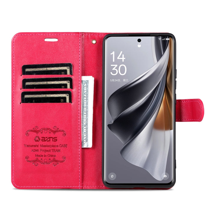 For Xiaomi 14 Ultra AZNS Sheepskin Texture Flip Leather Phone Case(Red) - 14 Ultra Cases by AZNS | Online Shopping UK | buy2fix