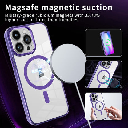 For iPhone 13 Ice Color Magnetic Series PC + Acrylic Magsafe Phone Case(Far Peak Blue) - iPhone 13 Cases by buy2fix | Online Shopping UK | buy2fix