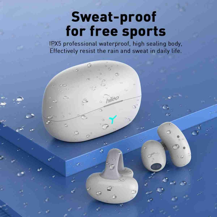 Hileo Hi82 TWS Wireless Bluetooth In-ear Sports Noise Reduction Earphone(White) - Sport Earphone by Hileo | Online Shopping UK | buy2fix
