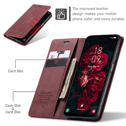 For Samsung Galaxy A25 5G CaseMe 013 Multifunctional Horizontal Flip Leather Phone Case(Wine Red) - Galaxy Phone Cases by CaseMe | Online Shopping UK | buy2fix