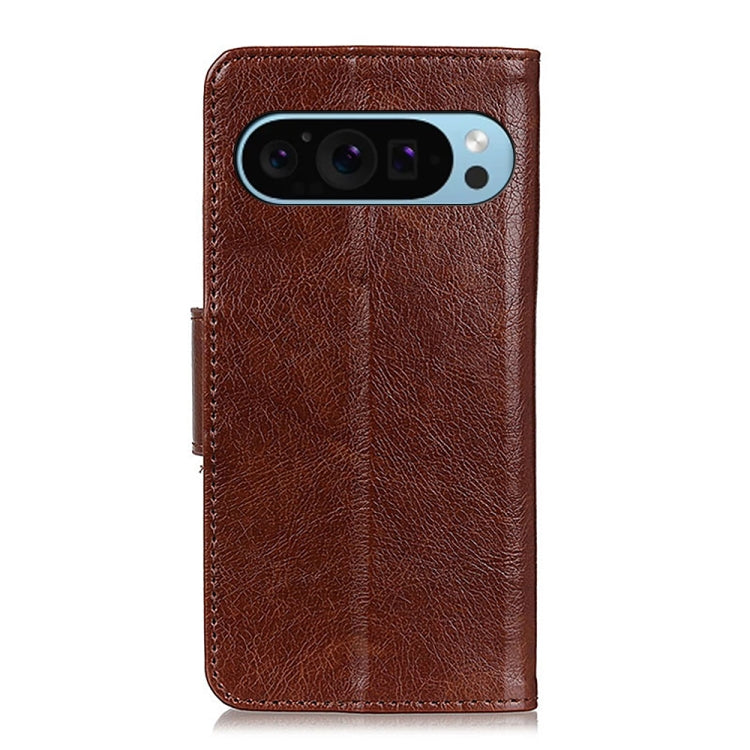 For Google Pixel 9 Nappa Texture Horizontal Flip Leather Phone Case(Brown) - Google Cases by buy2fix | Online Shopping UK | buy2fix