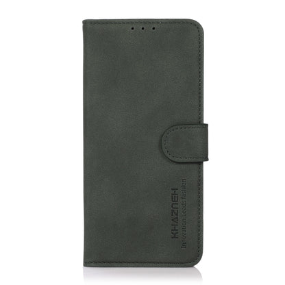 For Google Pixel 9 Pro KHAZNEH Matte Texture Leather Phone Case(Green) - Google Cases by buy2fix | Online Shopping UK | buy2fix