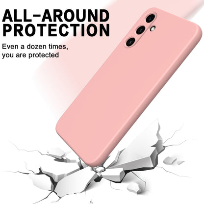 For Samsung Galaxy A15 4G / A15 5G Pure Color Liquid Silicone Shockproof Full Coverage Phone Case(Pink) - Galaxy Phone Cases by buy2fix | Online Shopping UK | buy2fix