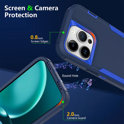 For iPhone 16 Pro Max 2 in 1 Magnetic PC + TPU Phone Case(Gray+Fluorescent Green) - iPhone 16 Pro Max Cases by buy2fix | Online Shopping UK | buy2fix