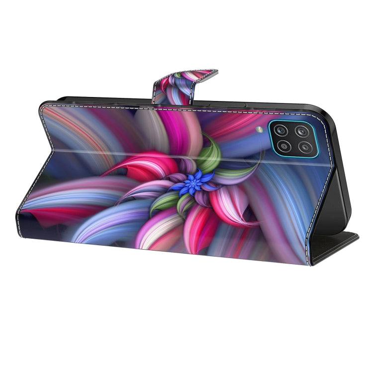 For Motorola Moto G34 Crystal 3D Shockproof Protective Leather Phone Case(Colorful Flower) - Motorola Cases by buy2fix | Online Shopping UK | buy2fix