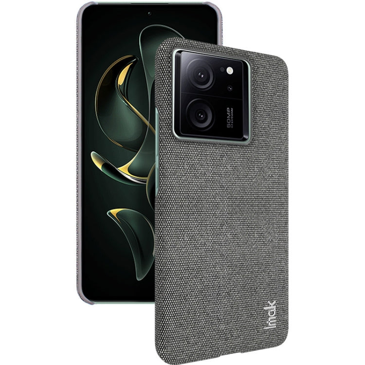 For Xiaomi Redmi K60 Ultra 5G imak Ruiyi Series Cloth Texture PU + PC Phone Case(Dark Grey) - Xiaomi Cases by imak | Online Shopping UK | buy2fix