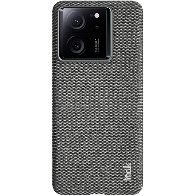 For Xiaomi Redmi K60 Ultra 5G imak Ruiyi Series Cloth Texture PU + PC Phone Case(Dark Grey) - Xiaomi Cases by imak | Online Shopping UK | buy2fix