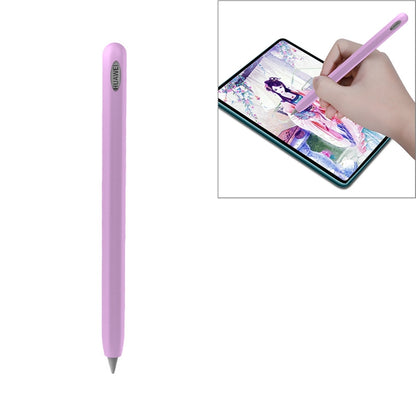 For Huawei M-pencil Stylus Touch Pen Integrated Non-slip Silicone Protective Cover(Light Purple) - Pencil Accessories by buy2fix | Online Shopping UK | buy2fix