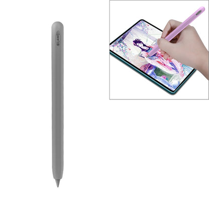 For Huawei M-pencil Stylus Touch Pen Integrated Non-slip Silicone Protective Cover(Gray) - Pencil Accessories by buy2fix | Online Shopping UK | buy2fix