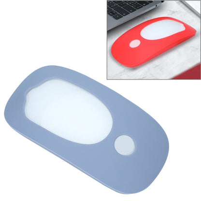 For Apple Magic Mouse 1 / 2 Mouse Silicone Protective Case(Gray Blue) - Protective Bags by buy2fix | Online Shopping UK | buy2fix