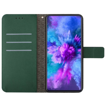 For Google Pixel 9 Pro XL Rhombic Grid Texture Leather Phone Case(Green) - Google Cases by buy2fix | Online Shopping UK | buy2fix