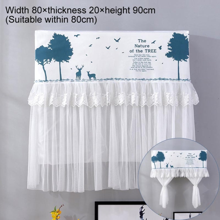 Do Not Take Dust-proof And Anti Direct Blowing Simple Wind Hanging Machine Air Conditioner Moon Cover, Size:Width 80 × Thickness 20 × Height 90cm(Shadow Of The Trees) - Dust Covers by buy2fix | Online Shopping UK | buy2fix