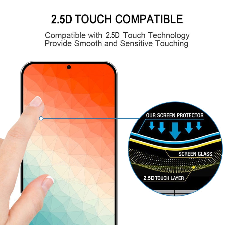 For Samsung Galaxy S24+ 5G Full Glue Screen Tempered Glass Film, Support Fingerprint Unlocking - Galaxy S24+ 5G Tempered Glass by buy2fix | Online Shopping UK | buy2fix