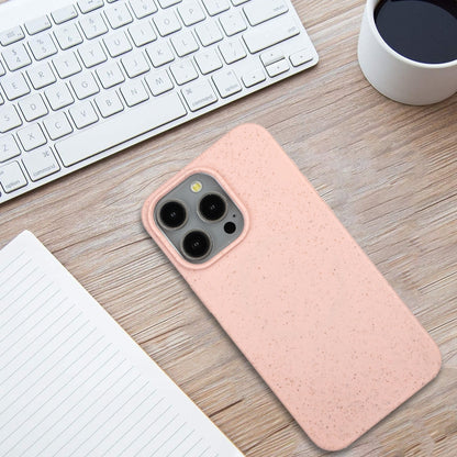 For iPhone 11 Pro Wheat MagSafe Magnetic Straw Material + TPU Phone Case(Pink) - iPhone 11 Pro Cases by buy2fix | Online Shopping UK | buy2fix