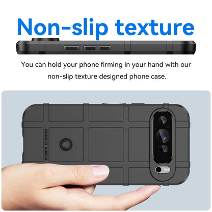 For Google Pixel 9 Pro Full Coverage Shockproof TPU Phone Case(Black) - Google Cases by buy2fix | Online Shopping UK | buy2fix