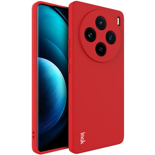 For vivo X100 5G imak UC-4 Series Straight Edge TPU Phone Case(Red) - vivo Cases by imak | Online Shopping UK | buy2fix