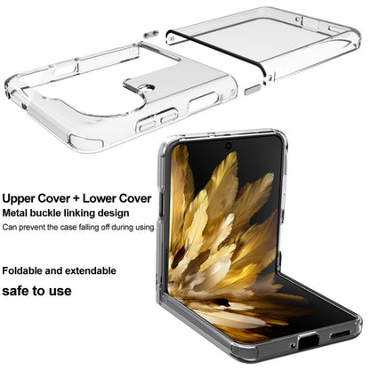 For OPPO Find N3 Flip 5G imak UX-6 series All-inclusive Shockproof Airbag TPU Invisible Phone Case(Transparent) - Find N3 Flip Cases by imak | Online Shopping UK | buy2fix