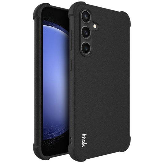 For Samsung Galaxy S23 FE 5G imak Shockproof Airbag TPU Phone Case(Matte Black) - Galaxy S23 FE 5G Cases by imak | Online Shopping UK | buy2fix