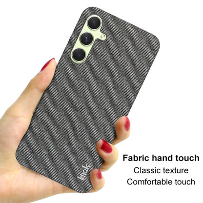 For Samsung Galaxy A35 5G imak Ruiyi Series Cloth Texture PU + PC Phone Case(Black) - Galaxy Phone Cases by imak | Online Shopping UK | buy2fix