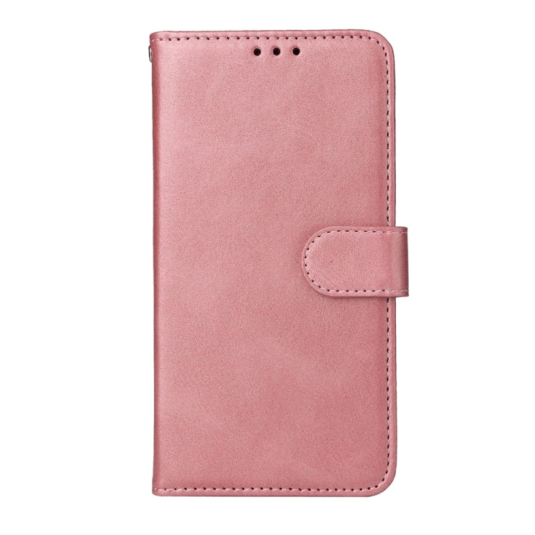 For Google Pixel 9 Pro Classic Calf Texture Flip Leather Phone Case(Rose Gold) - Google Cases by buy2fix | Online Shopping UK | buy2fix